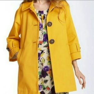SALE!! Kate spade yellow coat 3/4 sleeves (XL/14)